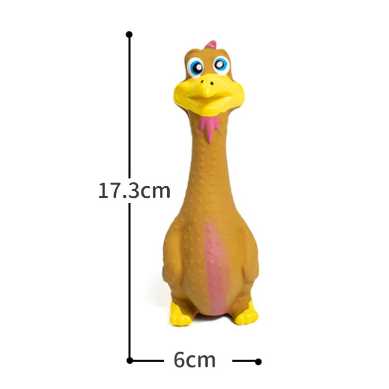 3pcs Latex Screaming Chicken Toys Eco Friendly