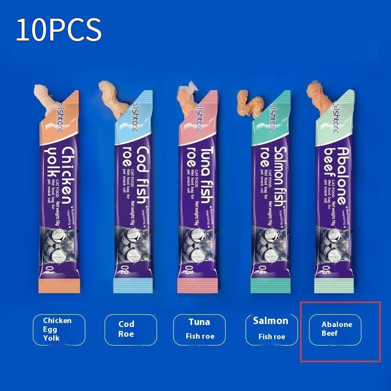 Cat Strip Kittens Nutrition Fat Hair Chin Wet Food Package