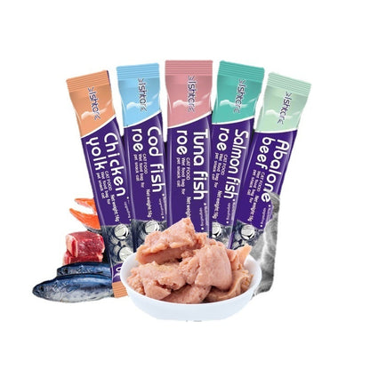 Cat Strip Kittens Nutrition Fat Hair Chin Wet Food Package