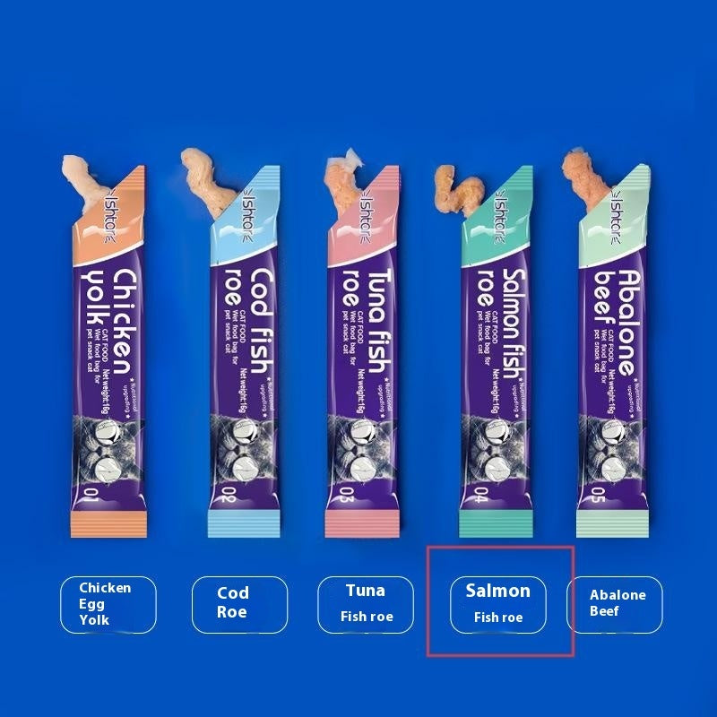 Cat Strip Kittens Nutrition Fat Hair Chin Wet Food Package