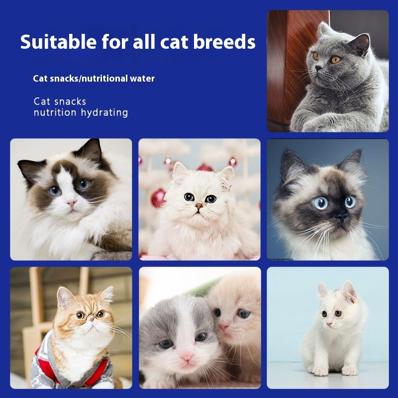 Cat Strip Kittens Nutrition Fat Hair Chin Wet Food Package