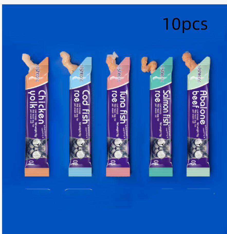 Cat Strip Kittens Nutrition Fat Hair Chin Wet Food Package