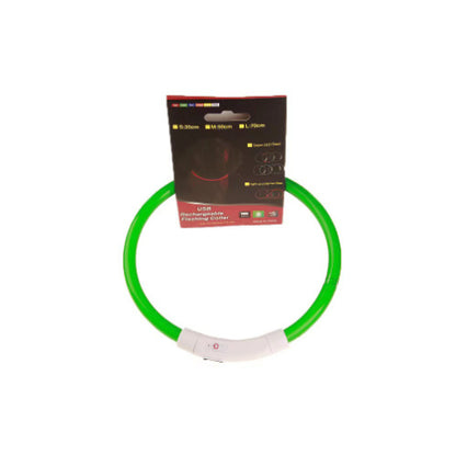 Pet Flashing Collar USB Rechargeable