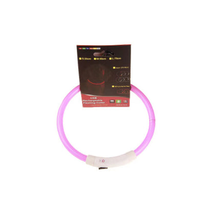 Pet Flashing Collar USB Rechargeable