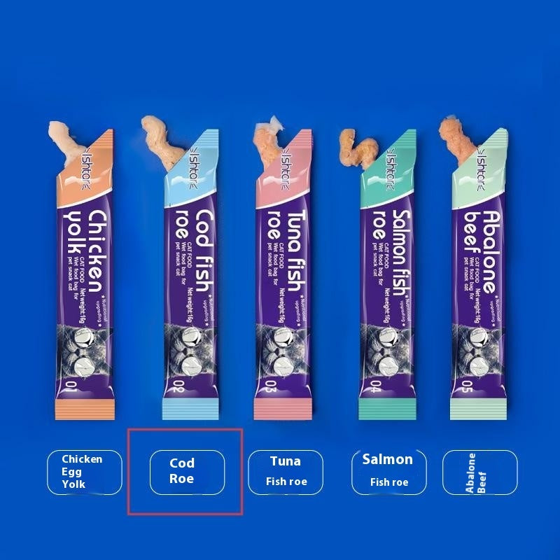 Cat Strip Kittens Nutrition Fat Hair Chin Wet Food Package