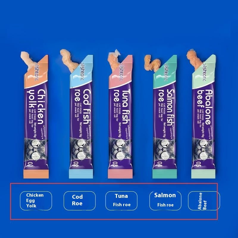 Cat Strip Kittens Nutrition Fat Hair Chin Wet Food Package
