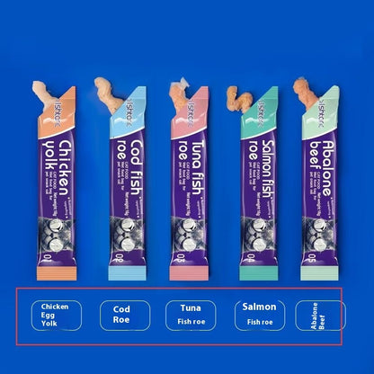 Cat Strip Kittens Nutrition Fat Hair Chin Wet Food Package