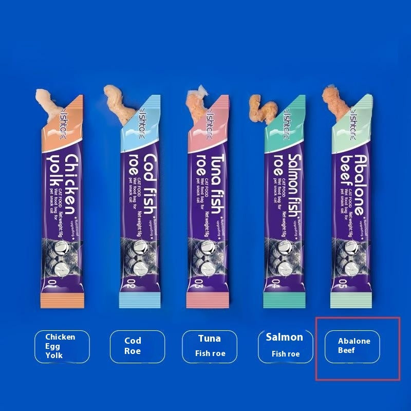 Cat Strip Kittens Nutrition Fat Hair Chin Wet Food Package
