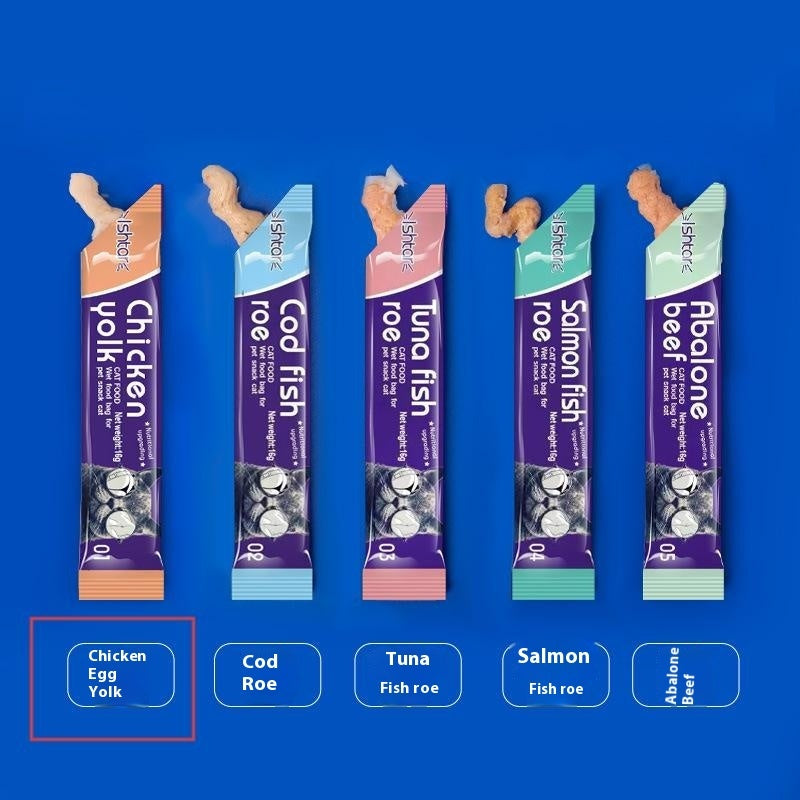 Cat Strip Kittens Nutrition Fat Hair Chin Wet Food Package